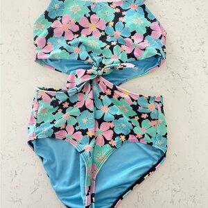 Floral Kids Swimwear